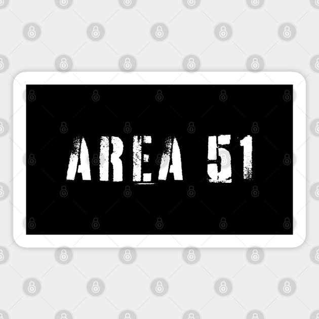 Area 51 UFO Aliens Magnet by Paranormalshirts